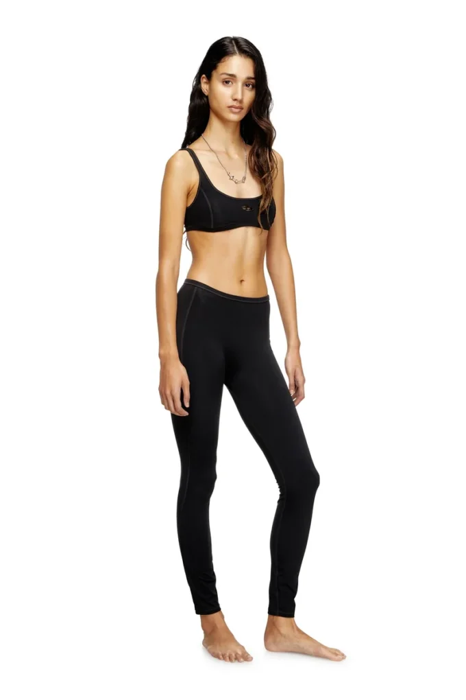 meredith-utlt Leggings en nylon avec découpe dans le dos Oval D