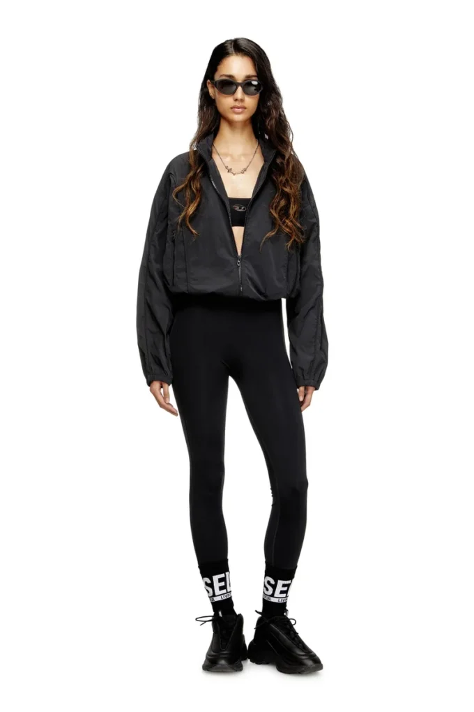 meredith-utlt Leggings en nylon avec découpe dans le dos Oval D