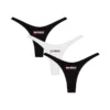 micro-punchy-d-core-3pack Lot de 3 strings en coton stretch avec logo