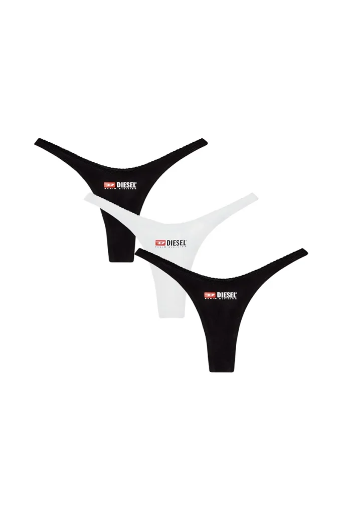 micro-punchy-d-core-3pack Lot de 3 strings en coton stretch avec logo