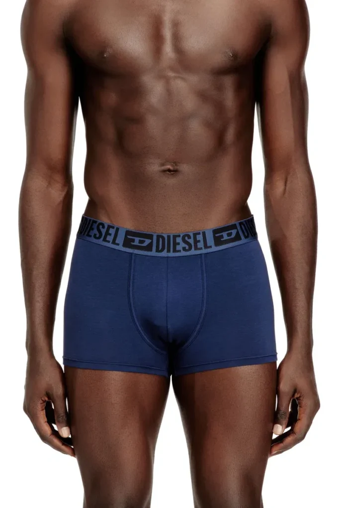 mike-d-core-3pack Lot de 3 boxers en coton stretch avec ceinture ton sur ton