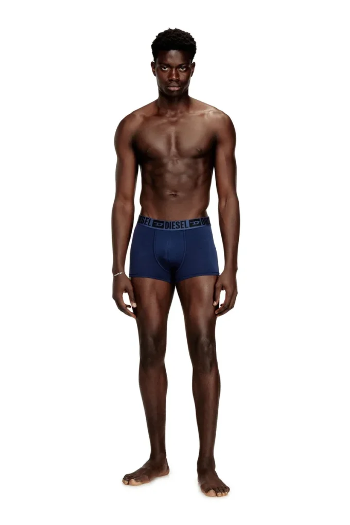 mike-d-core-3pack Lot de 3 boxers en coton stretch avec ceinture ton sur ton