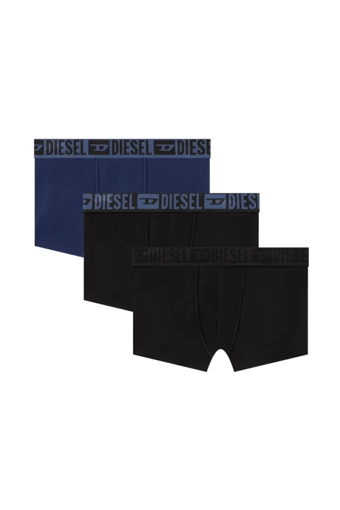 mike-d-core-3pack Lot de 3 boxers en coton stretch avec ceinture ton sur ton