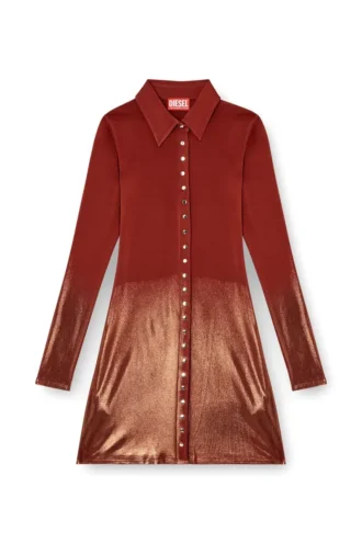 Mini-robe polo d-pol avec boutons sur le devant