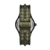 Montre dz2221 Vert Montre à trois aiguilles avec date en acier inoxydable vert