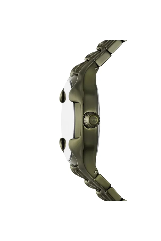 Montre dz2221 Vert Montre à trois aiguilles avec date en acier inoxydable vert