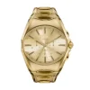 Montre dz4695 Montre D-Curve en acier inoxydable doré