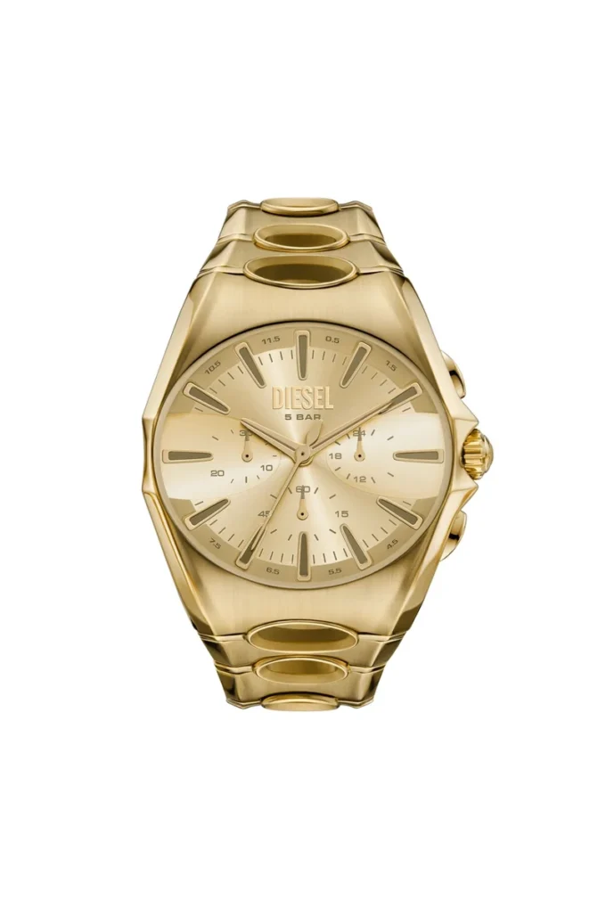 Montre dz4695 Montre D-Curve en acier inoxydable doré