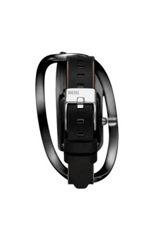 Montre dz5629 Montre Wrap-D en cuir noir