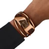 Montre dz5630 Montre Wrap-D en cuir marron