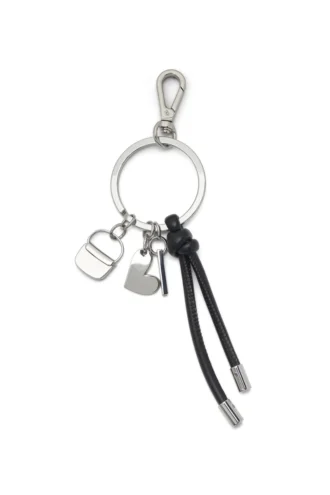 multi iii Porte-clés avec pendentifs en forme de cœur et de sac