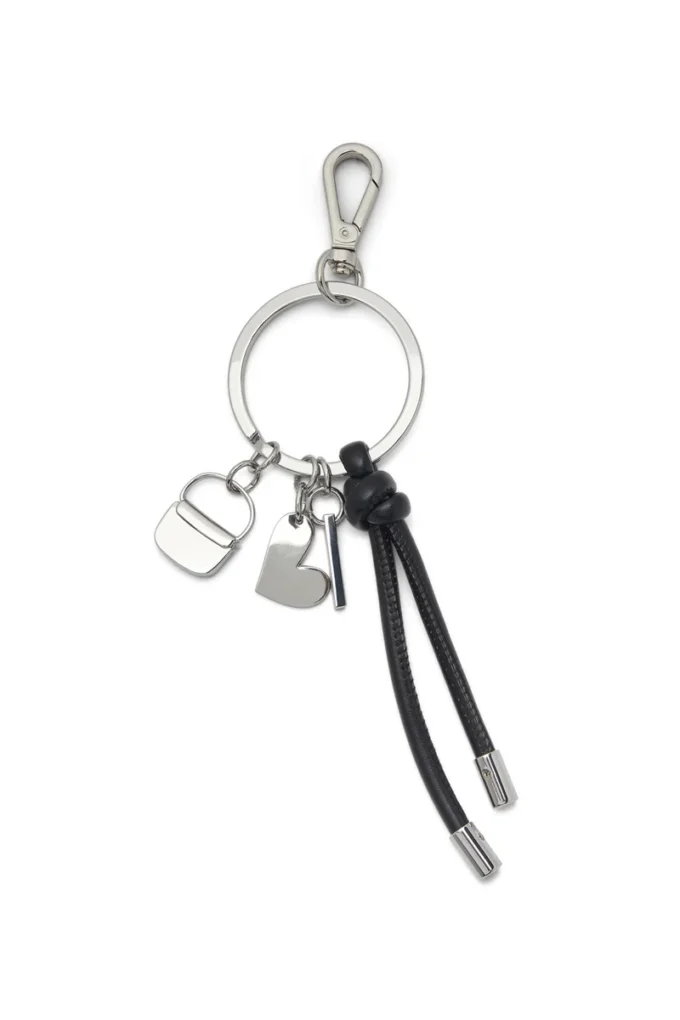 multi iii Porte-clés avec pendentifs en forme de cœur et de sac