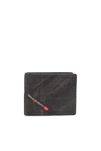 multi-pkts bi fold coin s 3d Portefeuille en denim avec logo
