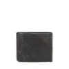 multi-pkts bi fold coin s 3d Portefeuille en denim avec logo