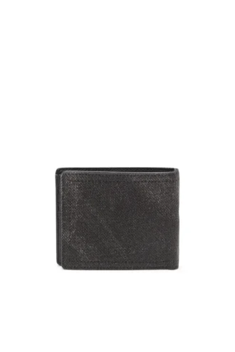 multi-pkts bi fold coin s 3d Portefeuille en denim avec logo