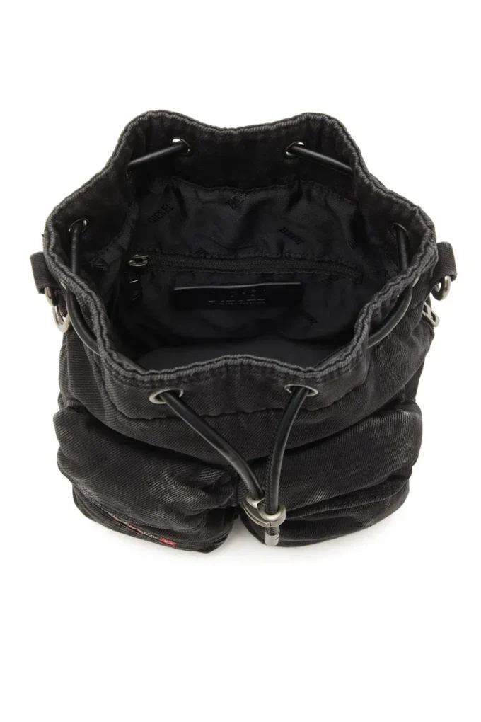 multi-pkts bucket x Sac seau Multi-Pkts-Multipocket en denim délavé