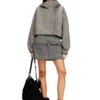 o-cean-s1 Mini-jupe en nylon avec grandes poches kangourou