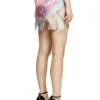 o-dare Mini-jupe en viscose avec imprimé héraldique