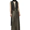 o-dyva Robe à empiècements foulard