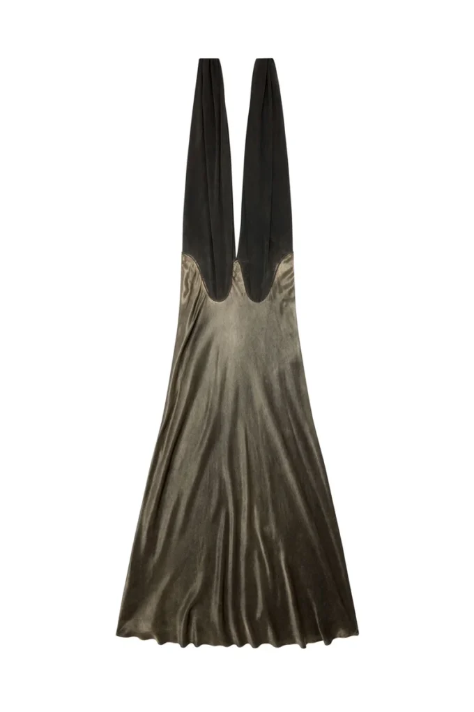 o-dyva Robe à empiècements foulard
