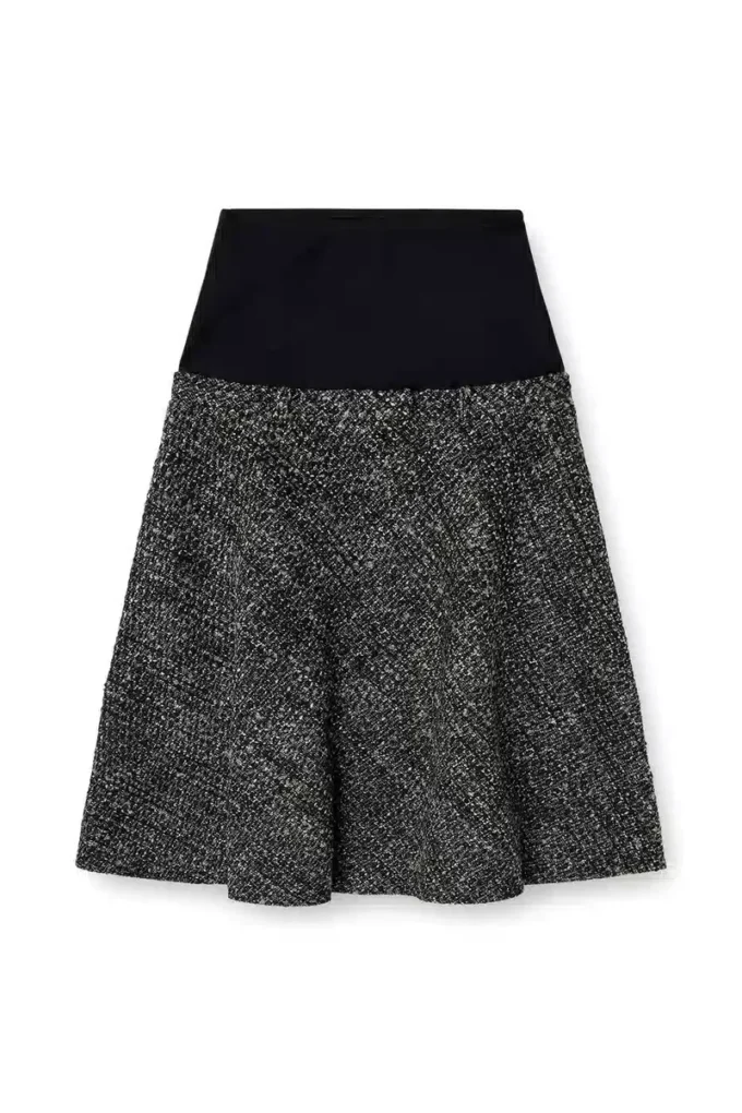 o-grace Jupe bouclée à taille élastiquée