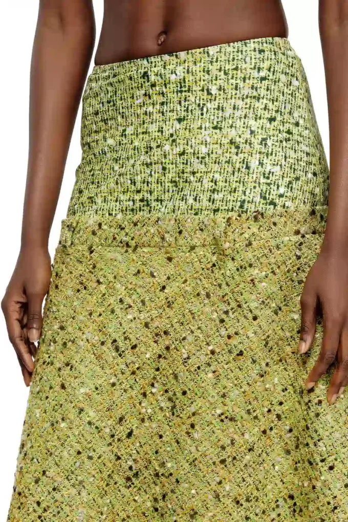 o-grace-mix Jupe bouclée avec taille en lycra