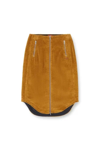 o-llipop Jupe midi en coton avec fermeture éclair