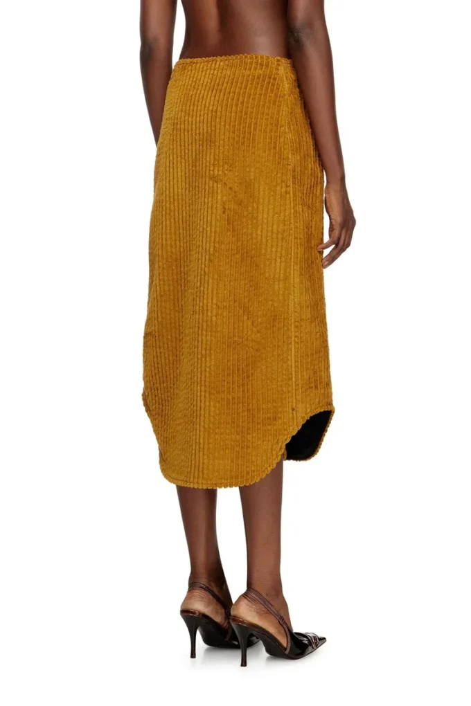 o-llipop Jupe midi en coton avec fermeture éclair