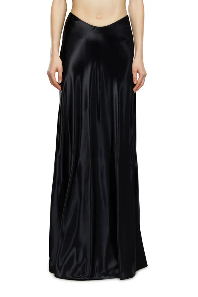 o-syren Jupe longue en satin