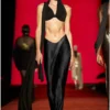o-syren Jupe longue en satin