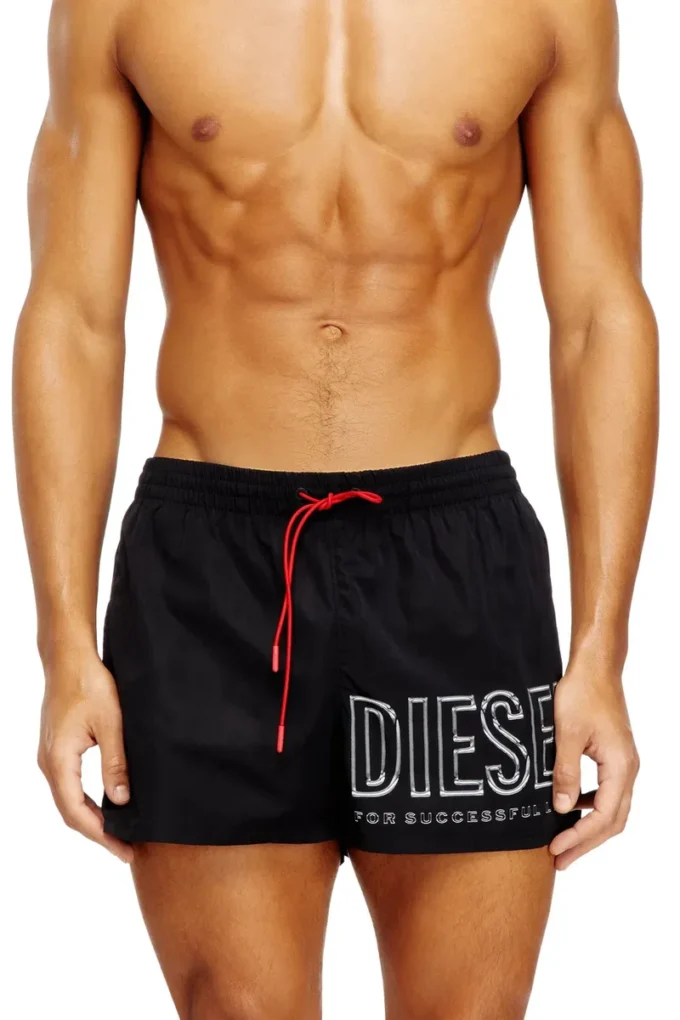 olympic-34-d-core Short de bain mi-long avec logo contour