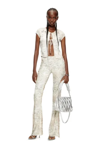 p-affal Pantalon jazz avec imprimés camouflage mélangés