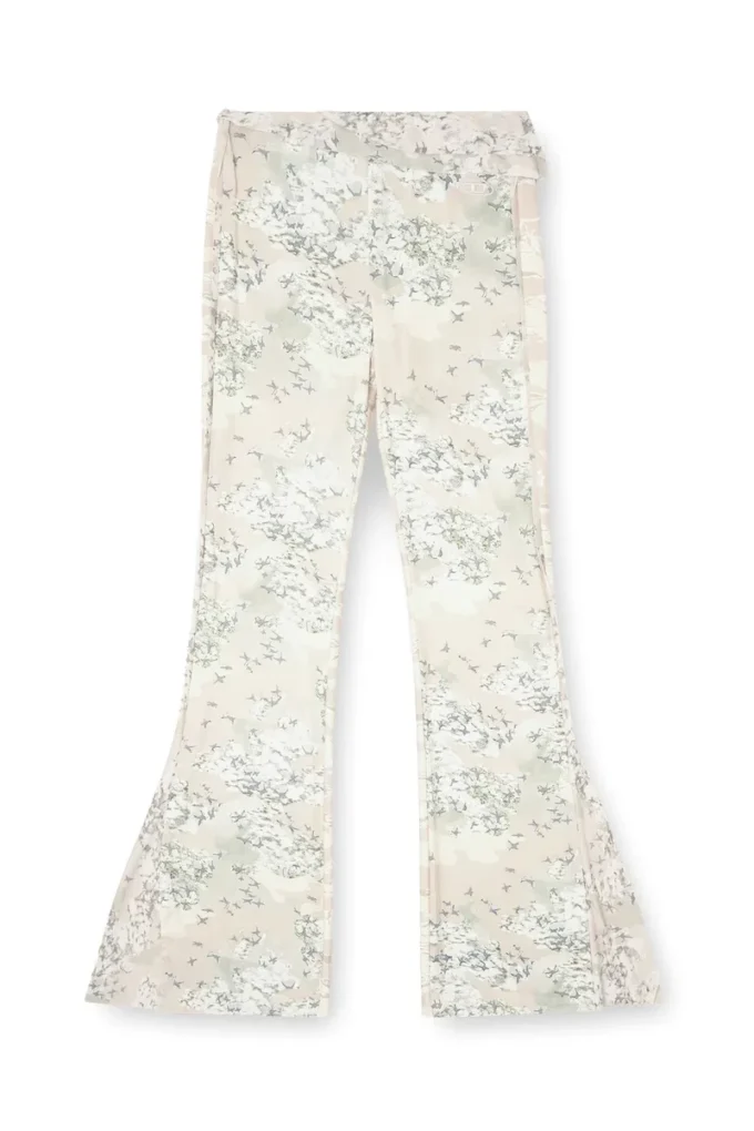 p-affal Pantalon jazz avec imprimés camouflage mélangés