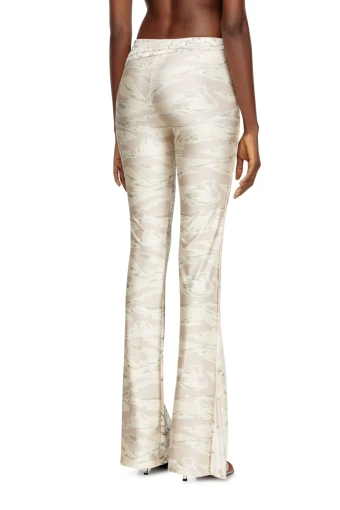 p-affal Pantalon jazz avec imprimés camouflage mélangés