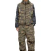 p-anic Pantalon cargo en nylon imprimé camouflage
