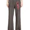 p-anta Pantalon en coton avec imprimés et clous