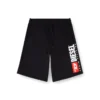 p-crow-div Short en molleton avec patch maxi logo