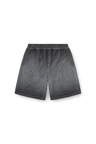 p-crowde Short de survêtement avec motif phénix dévoré