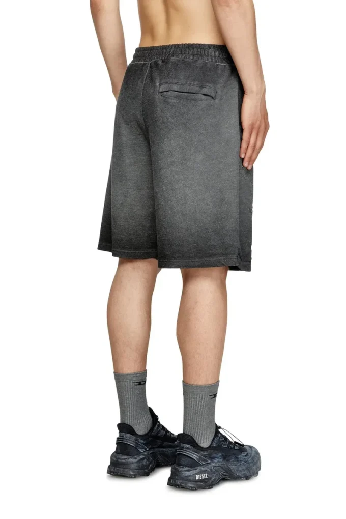 p-crowde Short de survêtement avec motif phénix dévoré