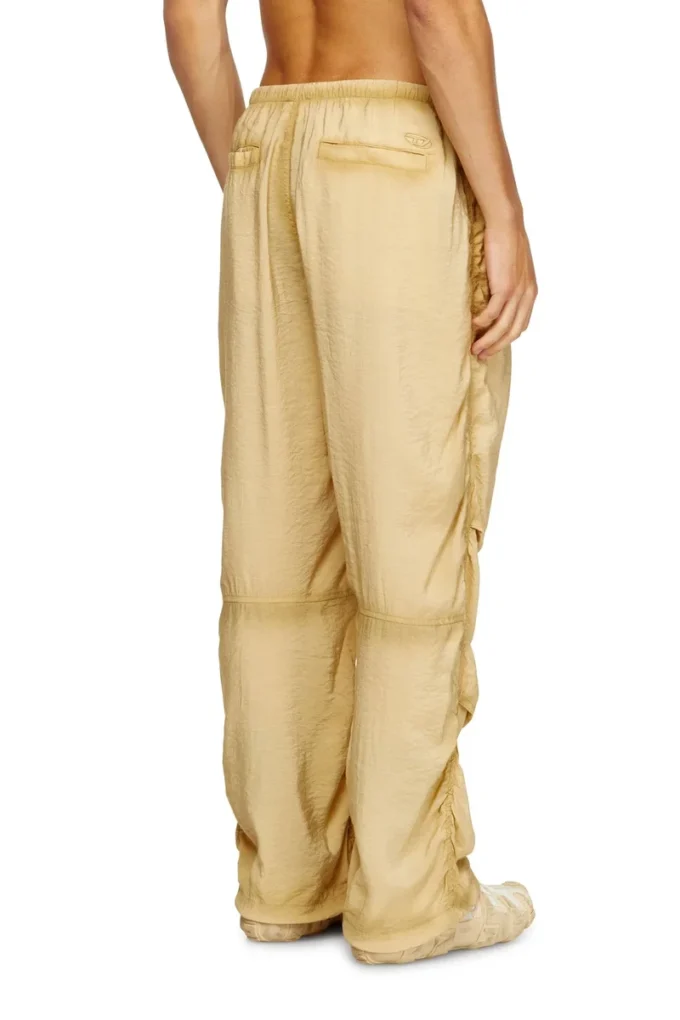 p-daily Pantalon utilitaire en tissu léger froissé