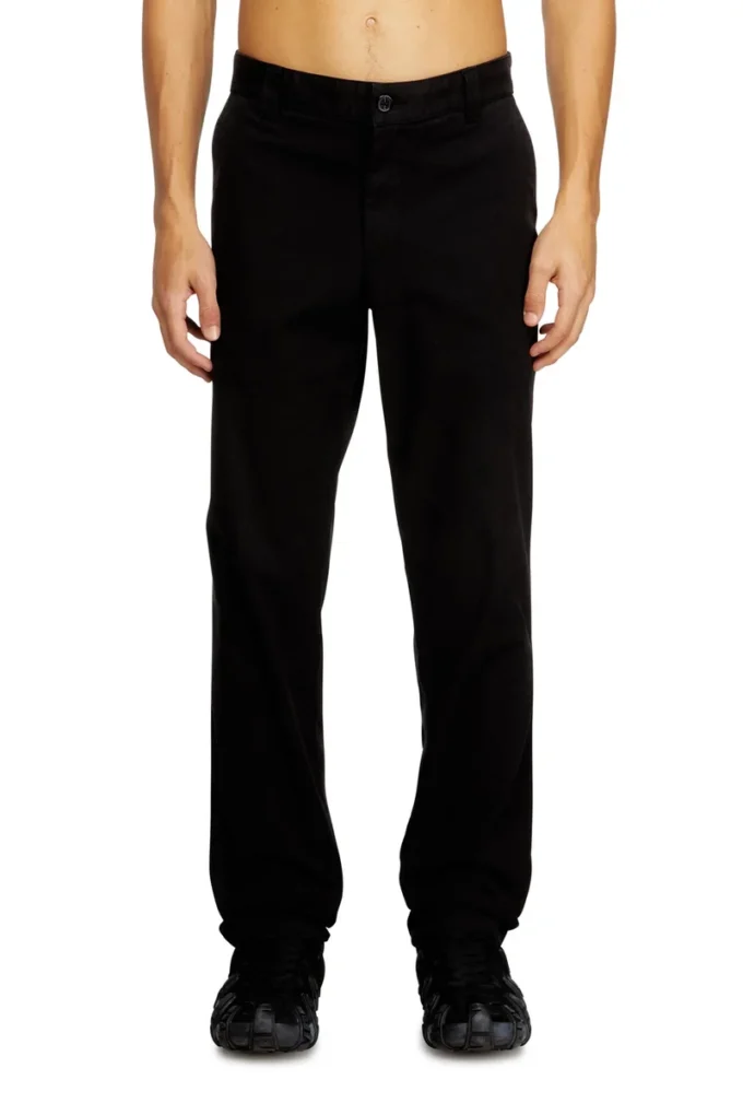 p-define-epch Pantalon en coton avec boucle utilitaire