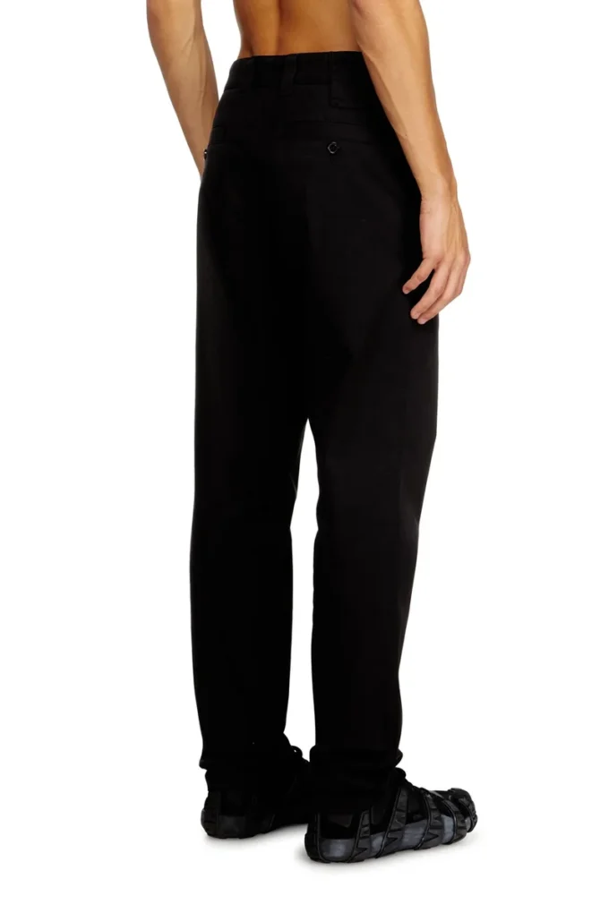 p-define-epch Pantalon en coton avec boucle utilitaire