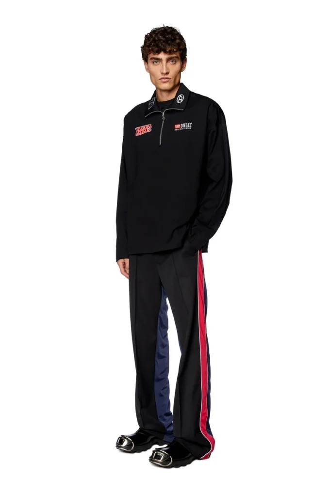 p-devlin Pantalon hybride en laine froide et jersey technique