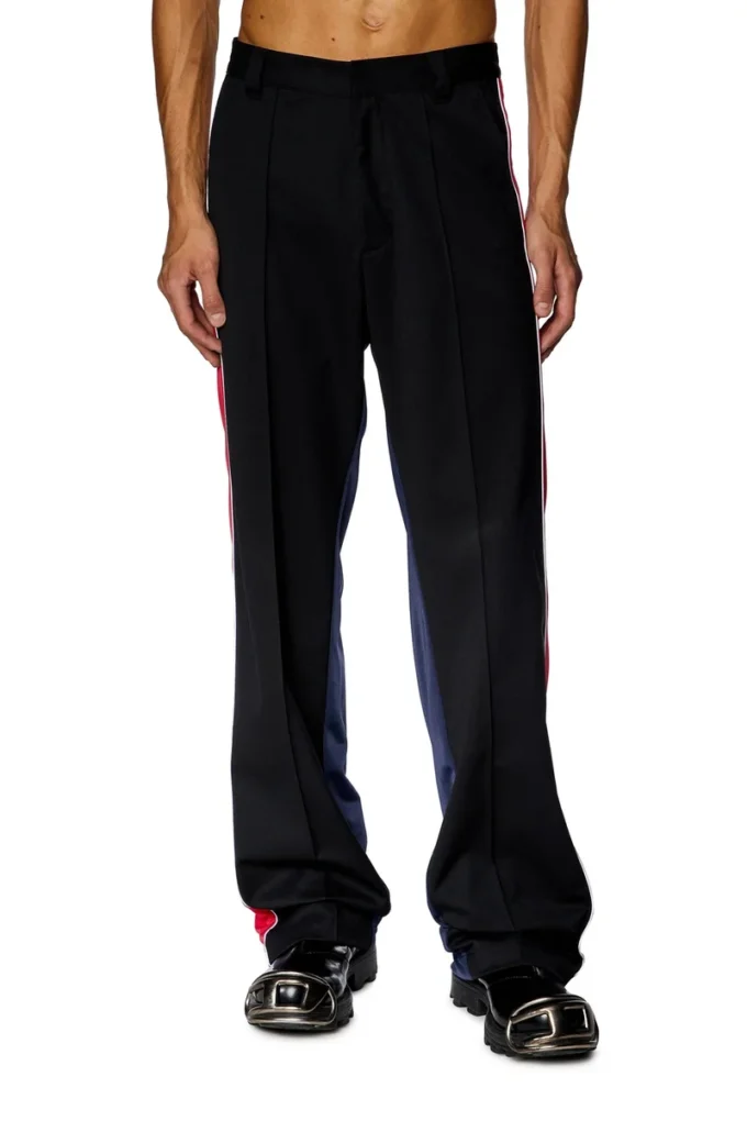 p-devlin Pantalon hybride en laine froide et jersey technique