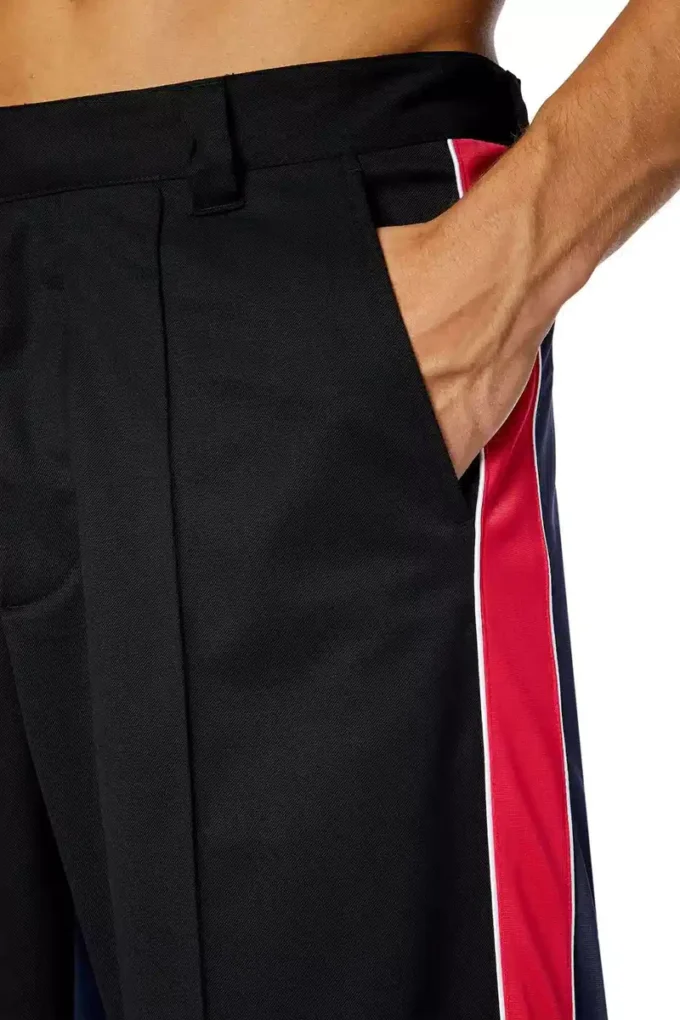 p-devlin Pantalon hybride en laine froide et jersey technique