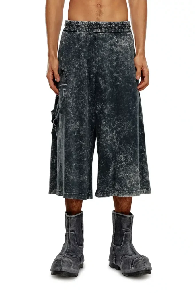 p-eckyo-peeloval Pantalon Oval D en jersey marbré