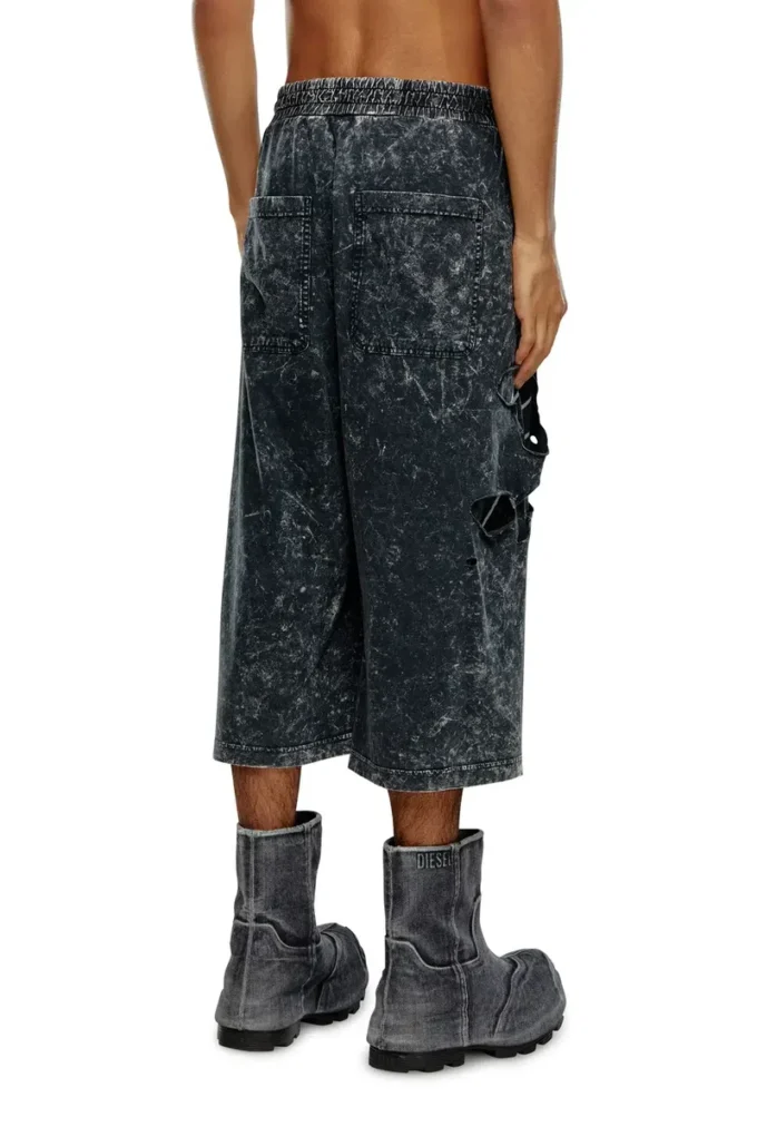 p-eckyo-peeloval Pantalon Oval D en jersey marbré