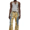 p-fro-dev Pantalon camouflage avec mousseline détachable