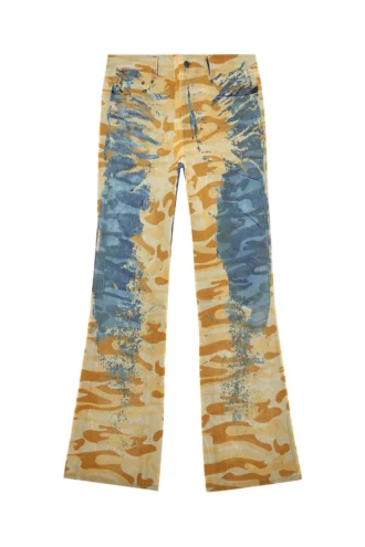 p-fro-dev Pantalon camouflage avec mousseline détachable