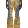 p-fro-dev Pantalon camouflage avec mousseline détachable
